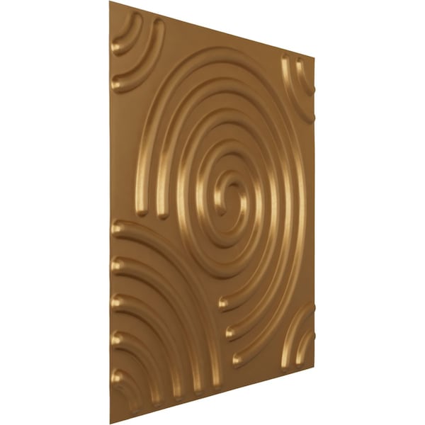 19 5/8in. W X 19 5/8in. H Spiral EnduraWall Decorative 3D Wall Panel Covers 2.67 Sq. Ft.